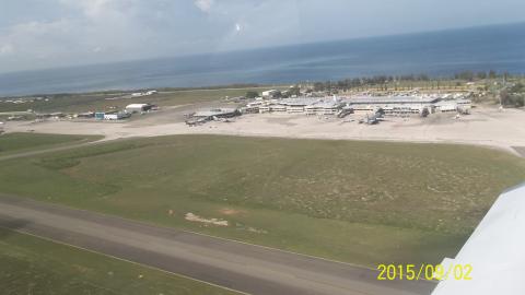 Las Americas Int. Airport Terminal and taxiways J and D