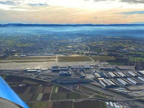 Aerial View Stuttgart EDDS Apron&Terminals (GER)