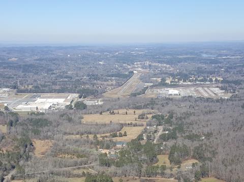 9A5 runway from the south