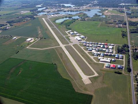 New Richmond Regional Airport - Looking South