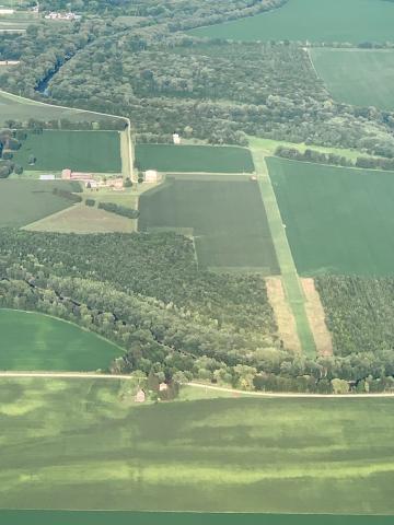 aerial photo of Braden Farms Airport (98LL) (private) from W