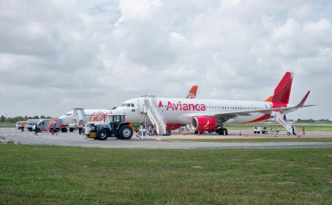 Airplanes at JPA Airport