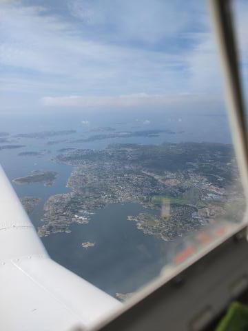 Aerial View Departing EGSP