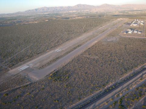 View of 5T6 from WSW of the airport