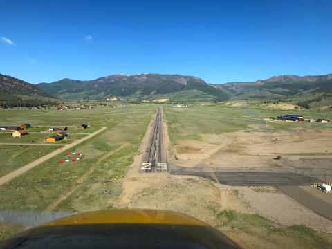 RWY 25 Creede, Colorado USA 