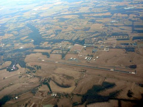 KFYM from above, east