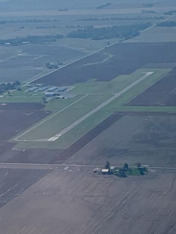 Photo of KGRE, Greenville Airport, north by northwest of field