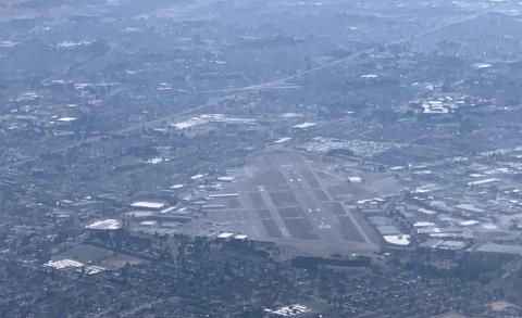 KHWD Hayward airport aerial from NW