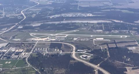 Lafayette Airport [Purdue U.] KLAF from north