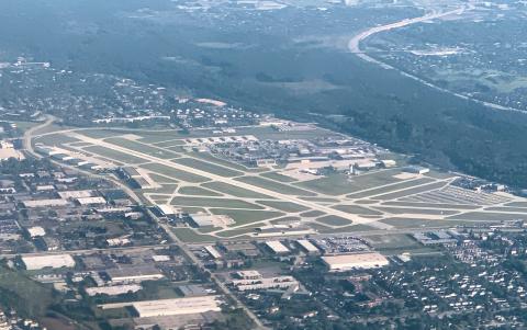 KPWK Chicago Executive Airport aerial photo