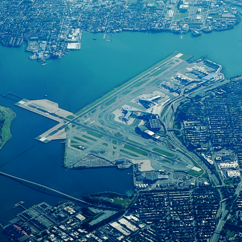 LaGuardia airport looking northeast