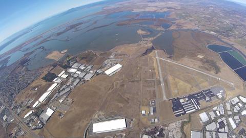 Napa County Airport, from 3000 feet