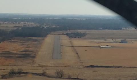 Shot from Final on runway 17