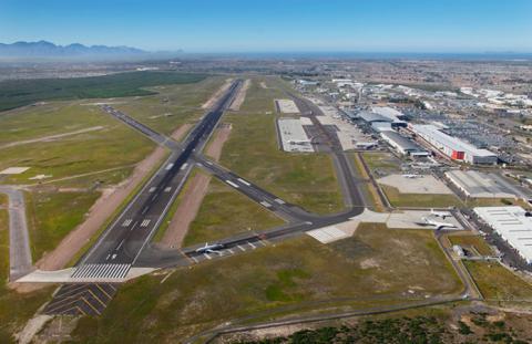 Aerial view of Cape Town International