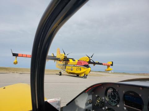 MNR Fire Center CXL415 water bomber