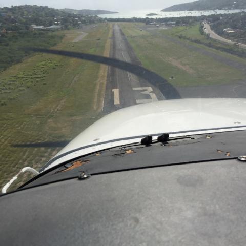 On final for Culebras