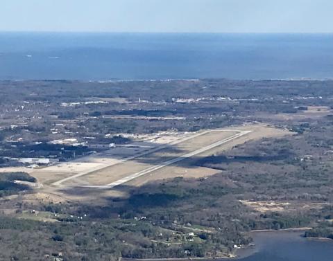 PSM Airport photo after departure runway 34