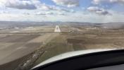 LRCL final approach RWY25