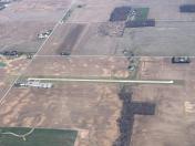 aerial photo of 1I9 Dephi Municipal, from W of Rwy 36, 5500'