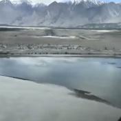 Skardu landing approach Runway 14