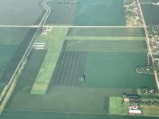 aerial photo of 3KK [old] Kankakee airfield (grass strips) from 0.5 nm W