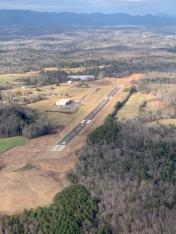 Aerial photo of 49A Gilmer Co. (GA) from south