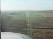 Runway 18 approach at (CEV) connersville, Ind.