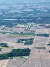 Centralia Municipal Airport KENL, from S/SE (taken by Kathy Heckler)