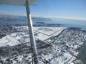 Grosse Ile Municipal from the North East over the Trenton Channel