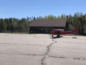 the quiet little airport in Ignace Ontario