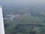 Greenville Majors Airport (KGVT) looking north. 