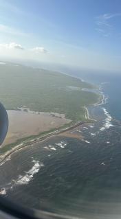 MDPC Punta Cana International Runway 9 Departure Coast line