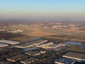aerial pic of Dupage Co. airport KDPA from SW, pattern altitude