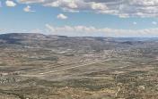 aerial photo of KGUP (Gallup, NM) from SE