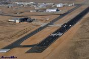 On right base for runway 30 @ Mojave Airport, CA - USA (MHV / KMHV)