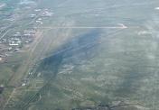 aerial photo of KPUB Pueblo (CO) Airport from east