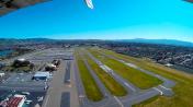 Cessna C172 tailview departing KRHV 31R