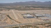 An aerial view of Ryan Airfield (KRYN) from the south