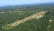 Aerial view of Lunenburg (W31) looking NW