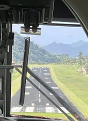 Runway of Matei Airport - Teveuni Island - Fiji