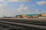 Aeropuerto Internacional Reina Beatrix - Main Terminal viewed from the ramp