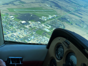 Urbana Grimes from the Southeast flying in a 172L